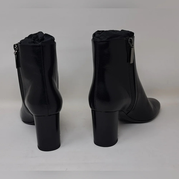 NWT Saint Laurent Paris LouLou 70 Zip Booties Ankle Boots Black Leather 38EU 8US - Picture 7 of 16